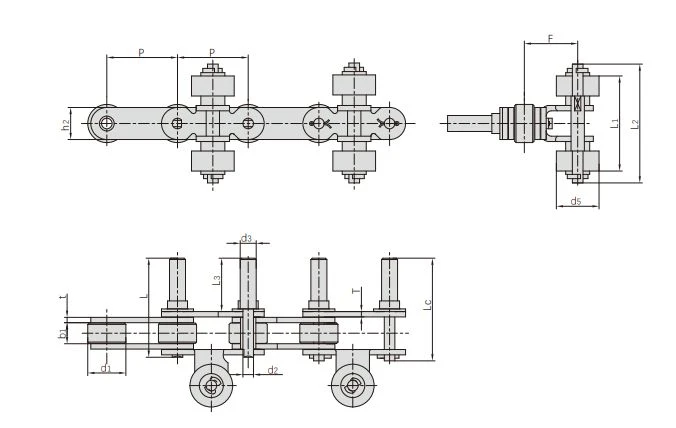 Comveying chain of spraying equipment1 Comveying chain of spraying equipment1